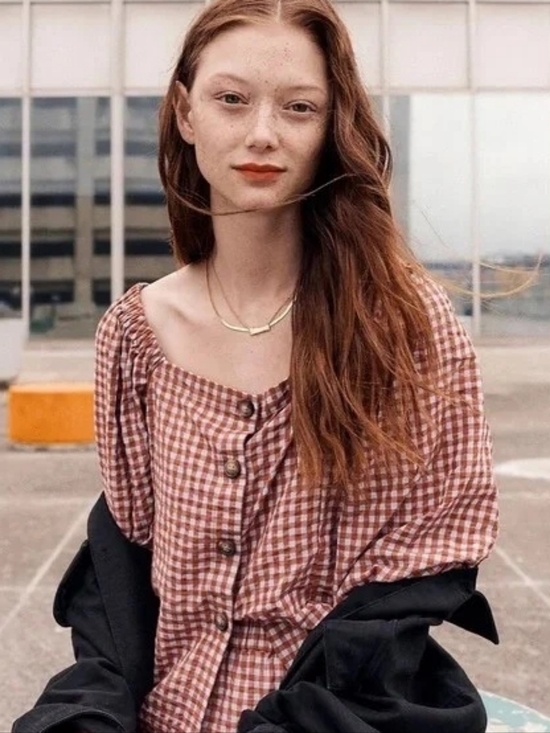 Madewell Tops - Madwell Gingham Seersucker Top 6